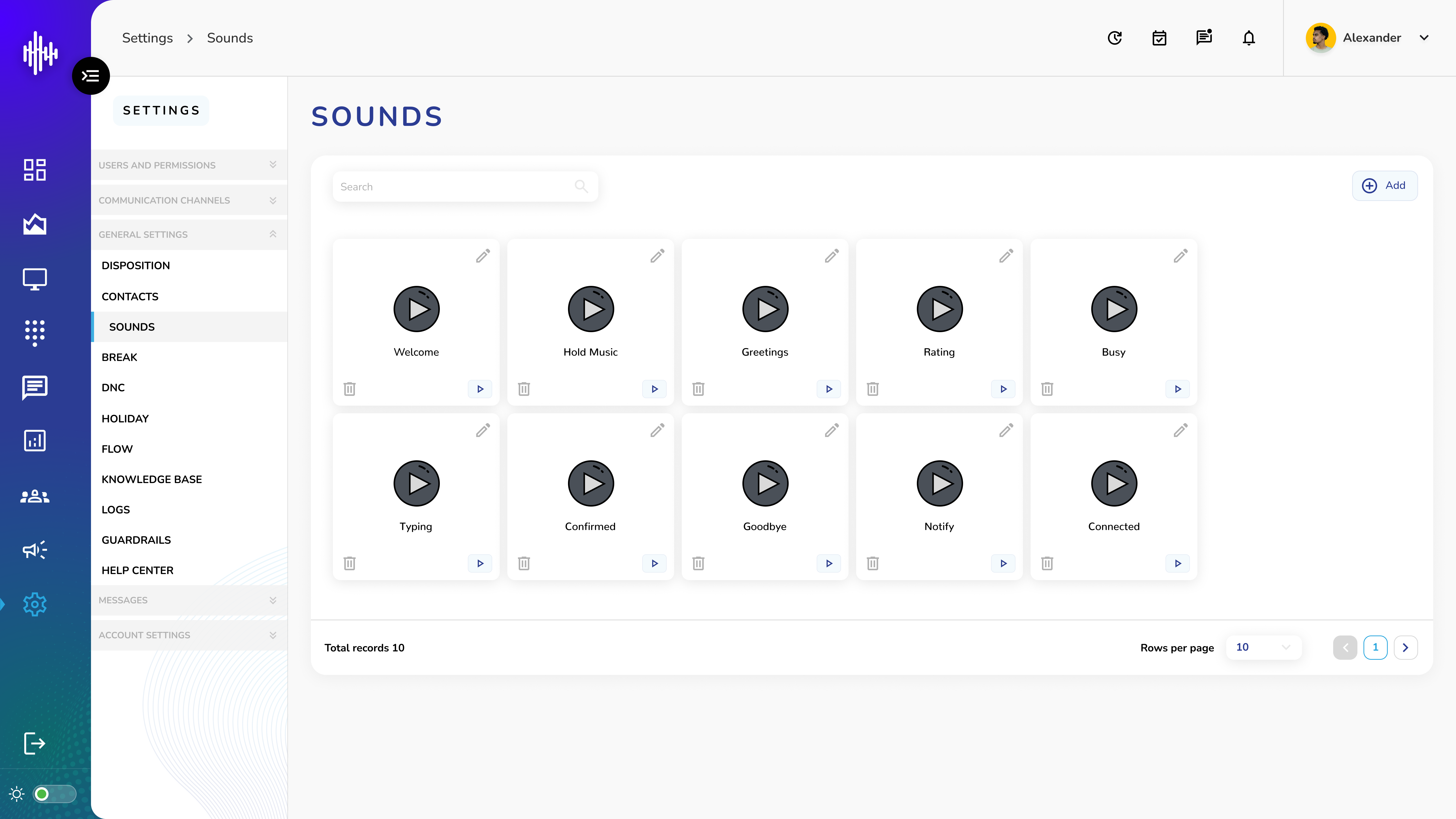 Settings-Sounds